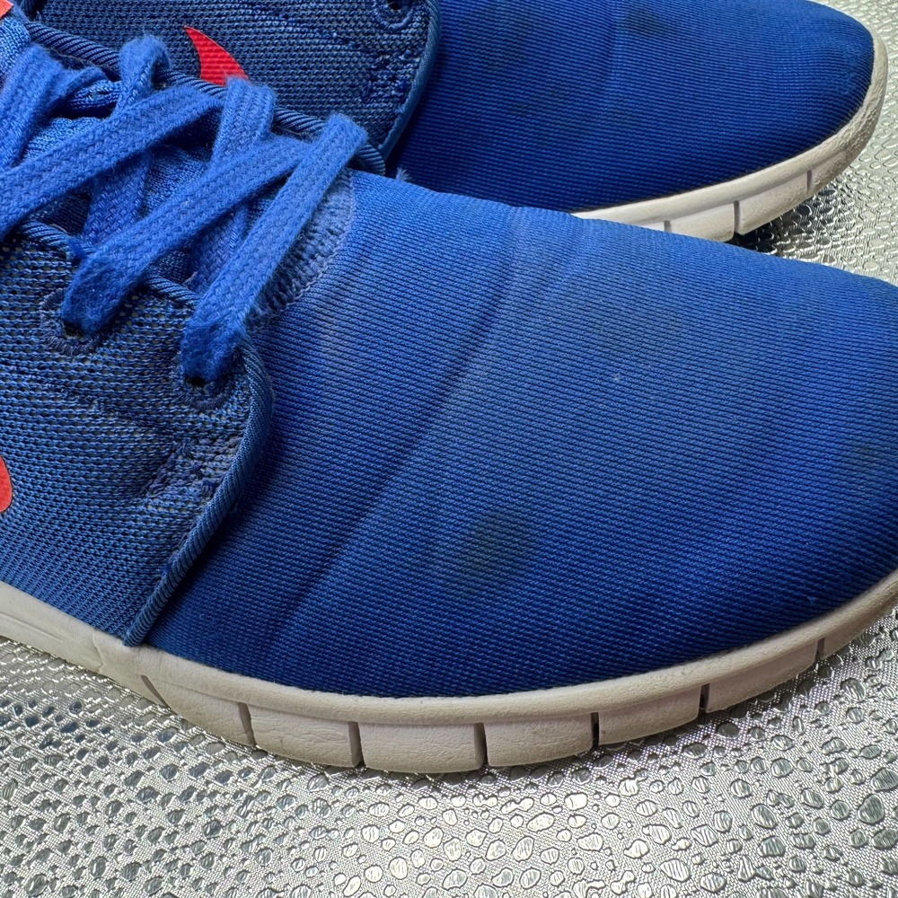 Size 8.5 Nike Stefan Janoski Max Game Royal Mens Comfort Sneakers 631303-461 - Picture 4 of 14